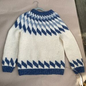 100% wool icelandic Psychedelic lopapeysa